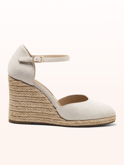 Luna Wedge Espadrille Neutral โ Eleanor Wellesley